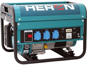 HERON elektrocentrála benzínová 13HP/5,5kW, pro svařování, elektrický start