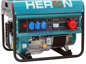HERON EGM 68 AVR-3, třífázová, 6500 W, 15 HP