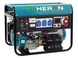 HERON EGM 48E LPG-NG-3F, třífázová, 4800 W, 11 HP, elektrický start